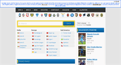 Desktop Screenshot of calciatori.com